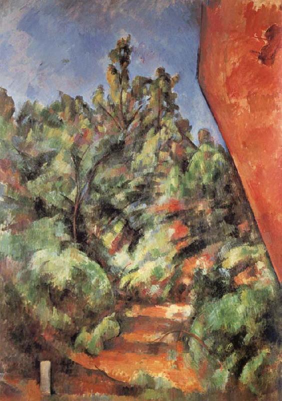 Paul Cezanne Bibemus Le Rocher Rouge Norge oil painting art